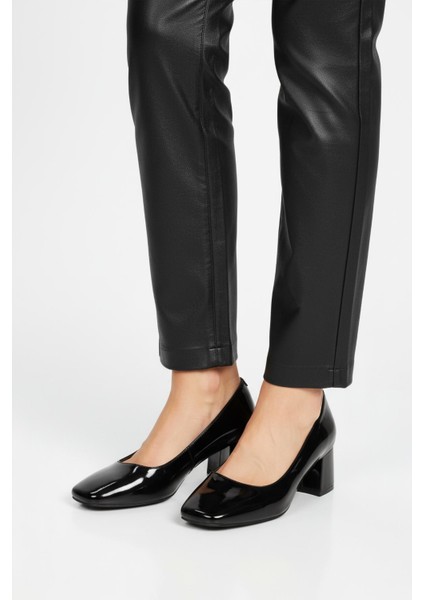 695042 Z Siyah Rugan Kadın Topuklu Ayakkabı modelleri