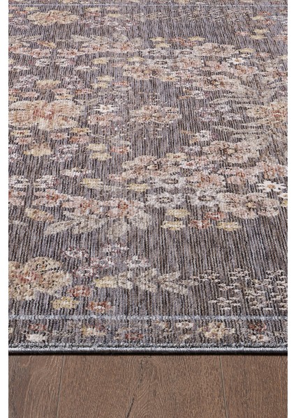 Frezia Floral Bambu Polyester Oturma Odası Salon Mutfak Halısı Eskitme Çiçekli Vintage Halı fırsatları