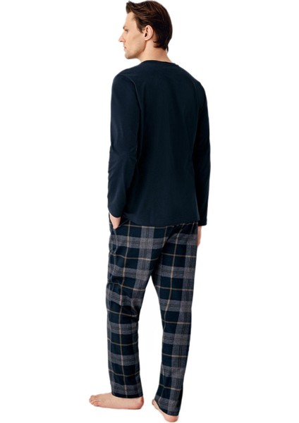 Erkek Lacivert Pijama Takım 3508 modelleri