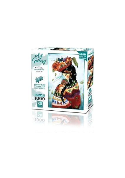 Mom And Son 1000 Parça Puzzle
