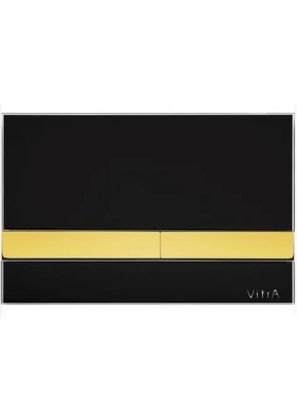 Select Kumanda Paneli Siyah Cam/altın Buton 740-1105