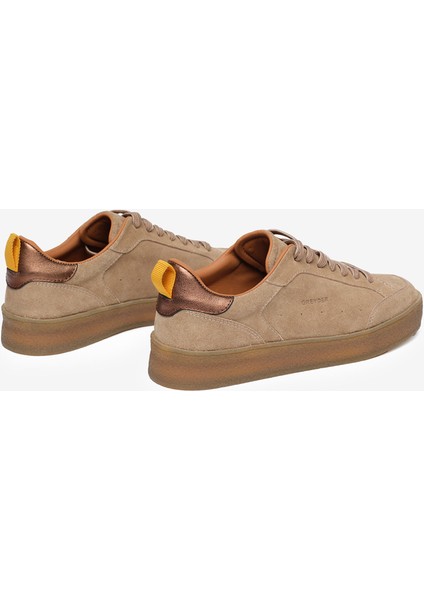 Kadın Vizon Hakiki Deri Sneaker Ayakkabı 5K2UA34443