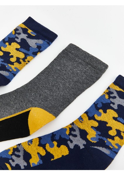 Yeni Sezon Desenli Erkek Cocuk Soket Corap 5'li - W4LB84Z4 fiyatları