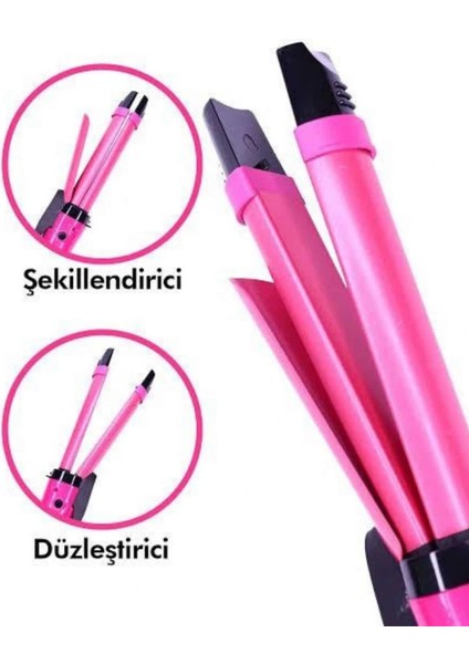 Çok Renkli Çok Fonksiyonlu Seramik Kaplama Saç Şekillendirici 99. fırsatları