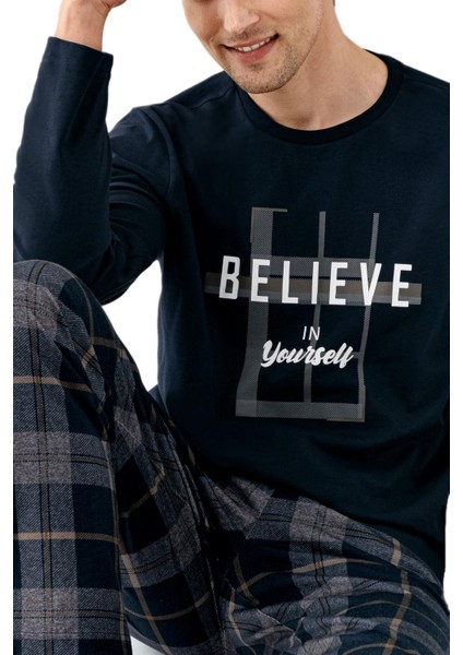 Erkek Lacivert Pijama Takım 3508 fiyatları