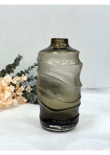 Cam Vazo Amber 28 cm fiyatları