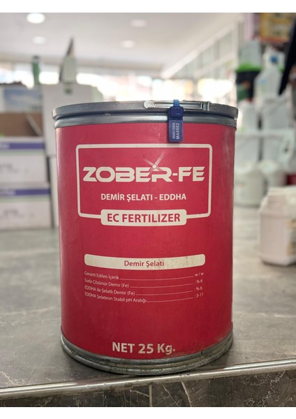 Zober Fe 25 kg Ortho-Ortho Eddha ile Şelatlı Demir (Fe) % 4.5