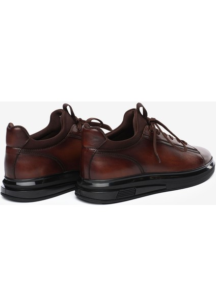 Erkek Kahverengi Hakiki Deri Ayakkabı 5K1UA18730