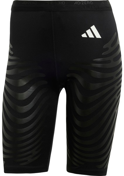 Adizero Control Running Kadın Siyah Koşu Taytı.-