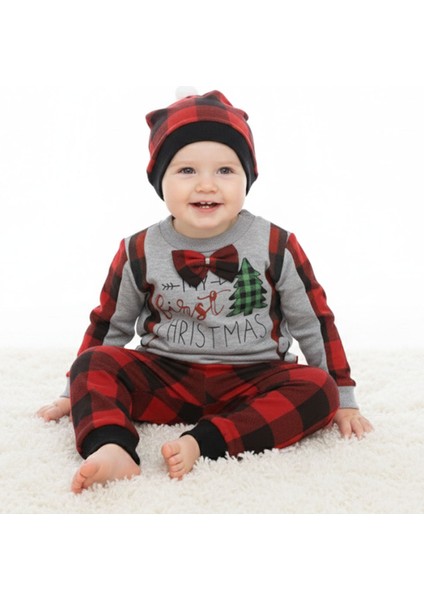 Noellik Takım Baskılı Kız Erkek Uygun