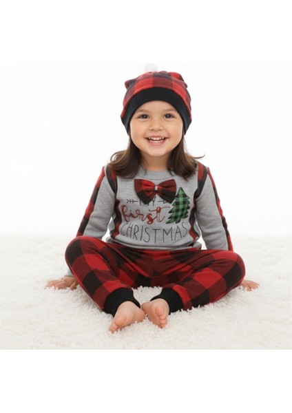 Noellik Takım Baskılı Kız Erkek Uygun fiyatları