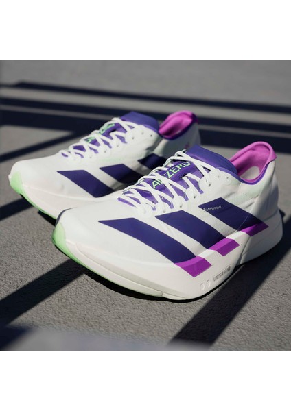 Adizero Adios Pro 4 Erkek Beyaz Koşu Ayakkabısı JR1656 modelleri