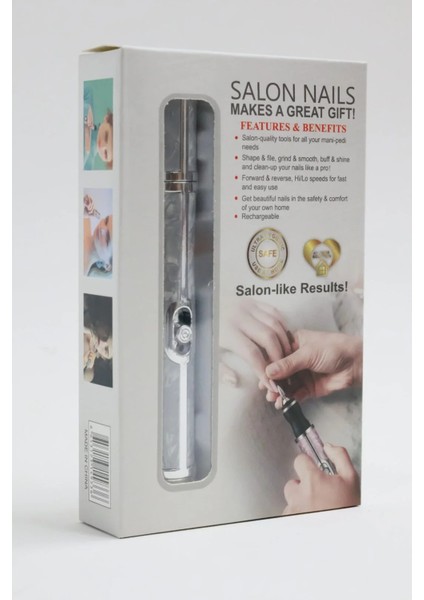 Mini Taşınabilir Tırnak Manikür Seti USB Şarjlı (5313)