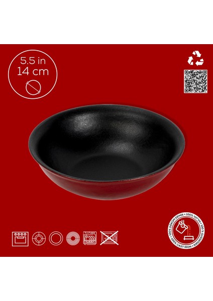 Döküm Yuvarlak Çorba Kasesi ÇAP(Ø)14CM. modelleri