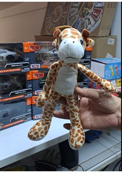 30 cm Asılabilir Elleri Vantuzlu Oyuncak Peluş Zürafa fırsatları
