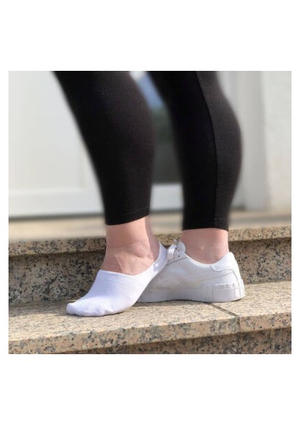 2'li Unisex Babet Çorap, 39-42, %80 Pamuklu, Siyah-Beyaz indirimleri