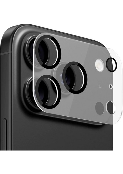 iPhone 17 Pro 17 Pro Max Uyumlu Şeffaf Kamera Lens Koruyucu