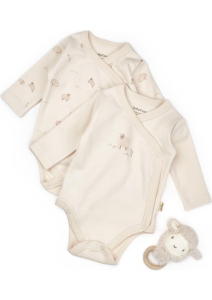 Bebek 2'li Kruvaze Body %100 Organik Pamuk, Bebek ve Yenidoğan Serisi - CSY8178