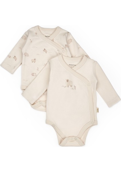 Bebek 2'li Kruvaze Body %100 Organik Pamuk, Bebek ve Yenidoğan Serisi - CSY8178 fiyatları