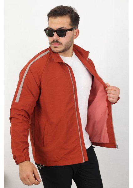 Erkek Relaxed Krinkıl Kumaş Baharlık & Yağmurluk Kiremit Ceket fiyatları