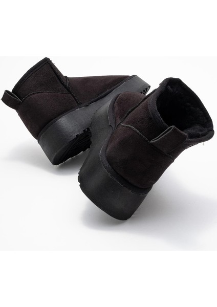 Yüksek Tabanlı Mini Bot Siyah fırsatları