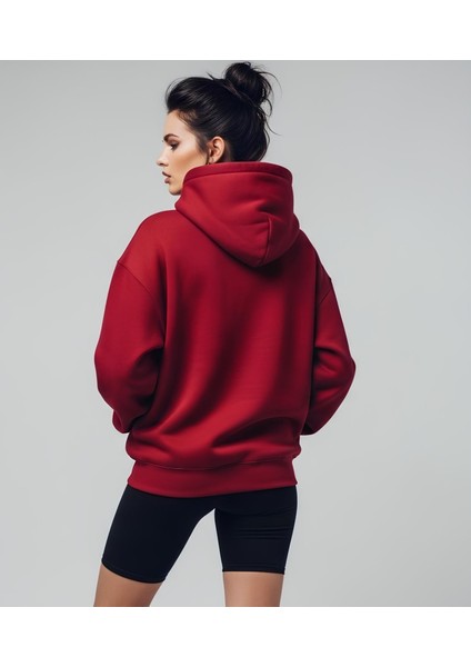 1990'S Tasarım Baskılı Siyah Oversize Unisex Kapüşonlu Sweatshirt Hoodie fiyatları