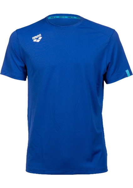 Team Solid Unisex Mavi Günlük Stil T-Shirt 004900800