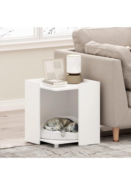 Milobox Komodin Çok Amaçlı Kedi Mobilyası Beyaz fiyatları