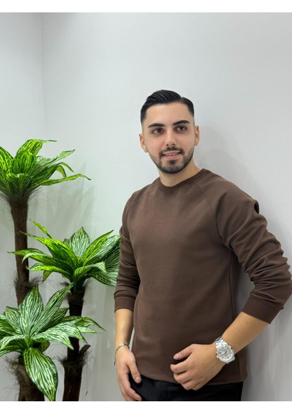 Erkek Doubleface Bisiklet Yaka Regular Kalıp Yüksek Kaliteli Kumaş Renk Solması Tüylenme Yapmaz fiyatları