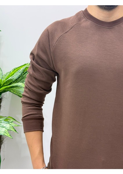 Erkek Doubleface Bisiklet Yaka Regular Kalıp Yüksek Kaliteli Kumaş Renk Solması Tüylenme Yapmaz modelleri