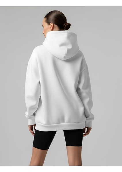 1990'S Tasarım Baskılı Siyah Oversize Unisex Kapüşonlu Sweatshirt Hoodie fiyatları