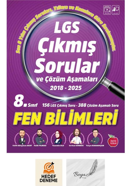 Newton 8.sınıf Fen Bilimleri Çıkmış Sorular Hedef Deneme