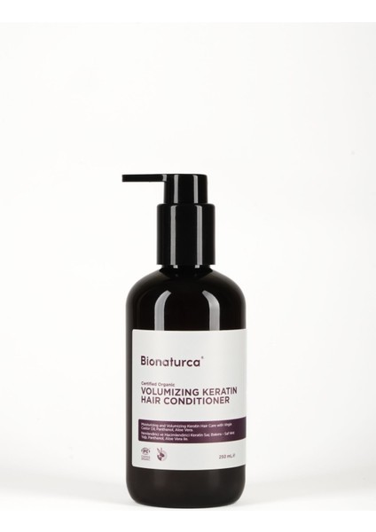 Organik Sertifikalı Hacimlendirici Keratinli Saç Bakım Kremi 250 M L- Bionaturca fiyatları