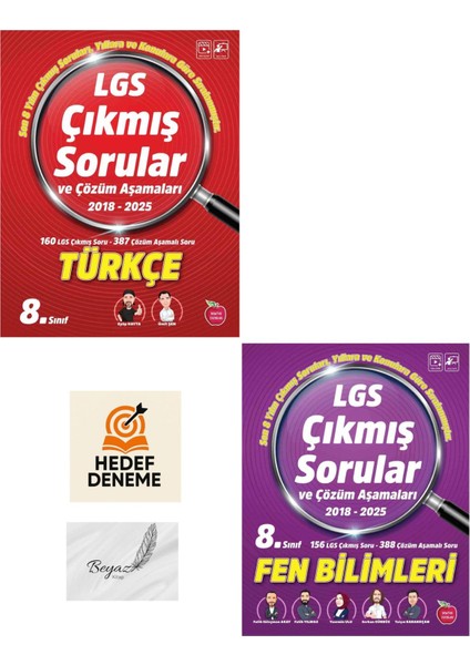 Newton 8.sınıf Türkçe Fen Bilimleri Çıkmış Sorular Hedef Deneme