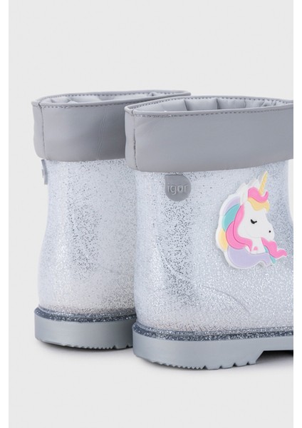 Bimbi Unicornio Glıtter Sılver Kız Çocuk Yağmur Çizmesi modelleri