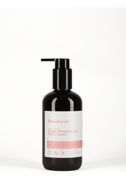 Organik Sertifikalı Gül & Ölmezçiçek Canlandırıcı Yüz Temizleme Jeli 250 ml - Bionaturca fiyatları