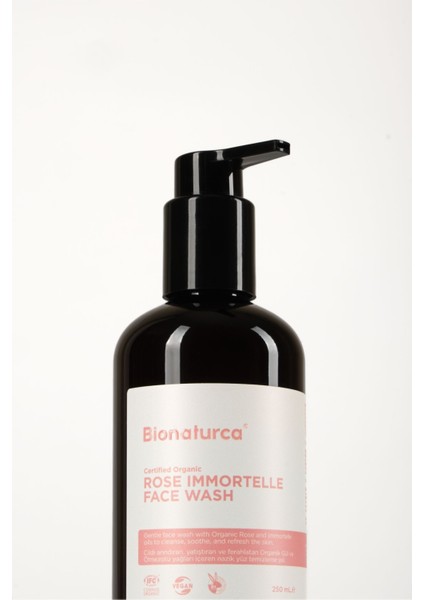 Organik Sertifikalı Gül & Ölmezçiçek Canlandırıcı Yüz Temizleme Jeli 250 ml - Bionaturca modelleri