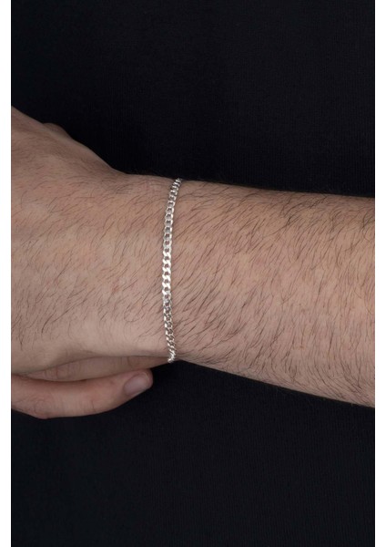 925 Ayar Gümüş Erkek Gurmet Zincir Bileklik fiyatları