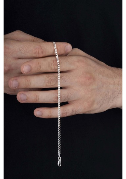 925 Ayar Gümüş Erkek Gurmet Zincir Bileklik modelleri