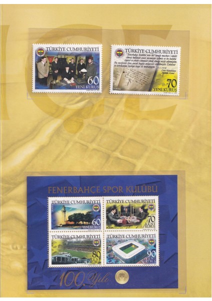 Fenerbahçe Spor Kulübünün 100.YILI Portföy - 2007 fiyatları