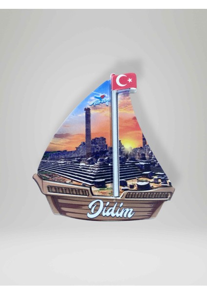 Didim Temalı Plastik Magnet Buzdolabı Süsü