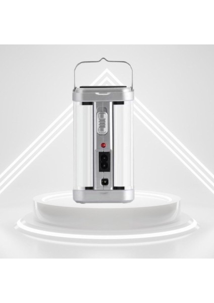 Güneş Enerjili Şarjlı Işık 1200MAH Yeniden Şarj Edilebilir Batarya (4604)