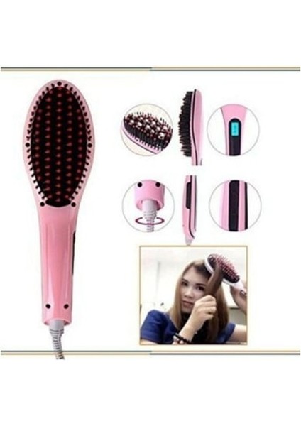 Pembe Saç Şekillendirme Tarak, Pratik ve Hızlı Kullanım, Kolay Şekillendirme Araçları modelleri