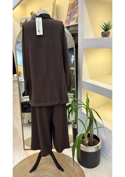 Pantolonlu Takım 38008 Kahve modelleri