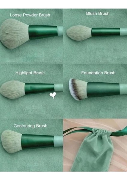 Keseli 13'lü Makyaj Fırça Seti Lüx Fırça Seti fiyatları