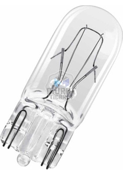 Ampul Eco 12V W5W Büyük Dipsiz Gösterge W2.1x9.5d