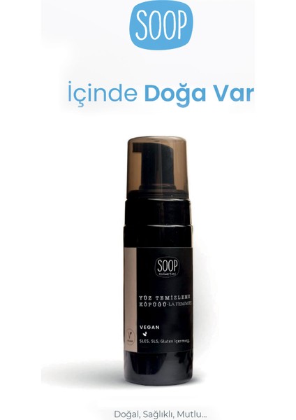 Cosmetics Yüz Temizleme Köpüğü Nemlendirici Etkili 2 x 150 ML| Hindistan Cevizi Yağı |Hassas Ciltlere Uygun | 2 x 150 ML