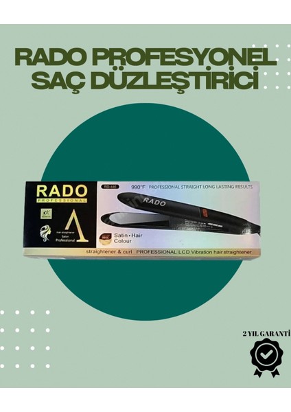 Titanyum Seramik Saç Düzleştirici, 2.5m Kablo, Hızlı Isınma, Çok Renkli