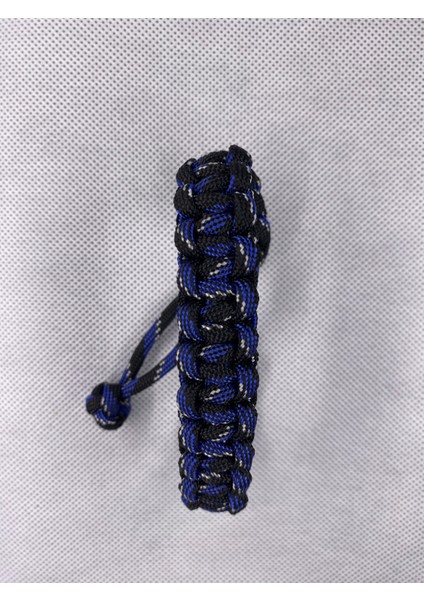 Siyah Mavi Beyaz Paracord Bileklik fiyatları