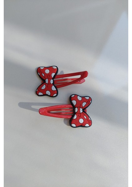 Minnie Mouse Fiyonk Çıtçıt Toka 2 Adet fırsatları
